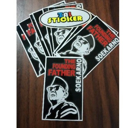 sticker cutting soekarno
