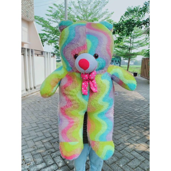 (COD) BONEKA TEDDY BEAR PITA PELANGI