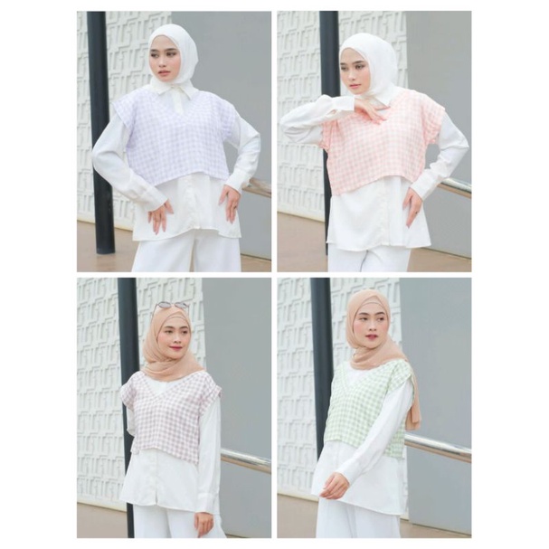 JUANA SET (KEMEJA+VEST)