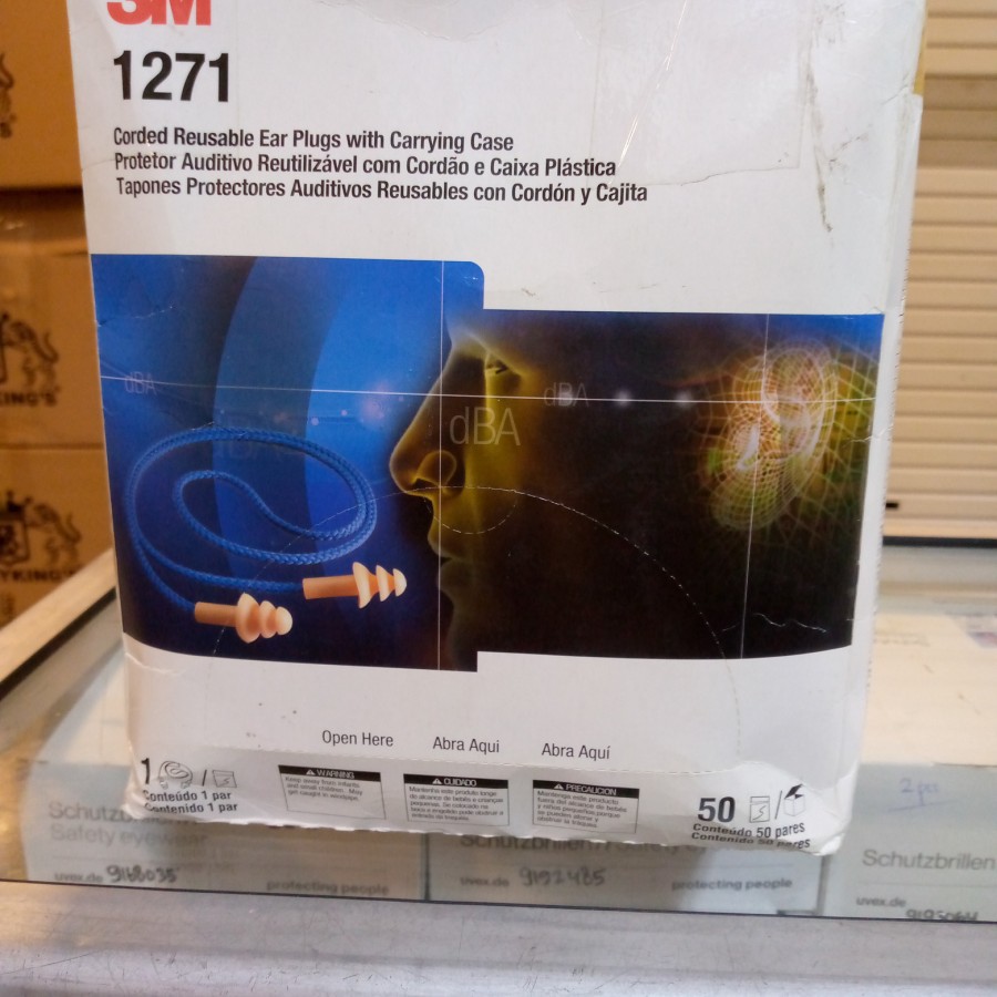 3M Earflug Reusable 1271 ( PERBOX )