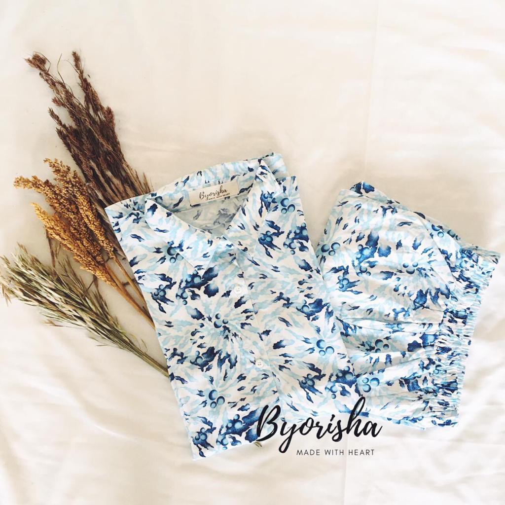 One set Mecca Light Blue Byorisha