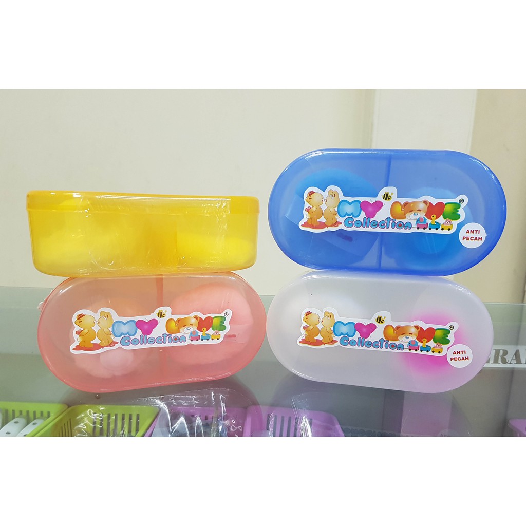 TEMPAT BEDAK DOUBLE OVAL - TB-201