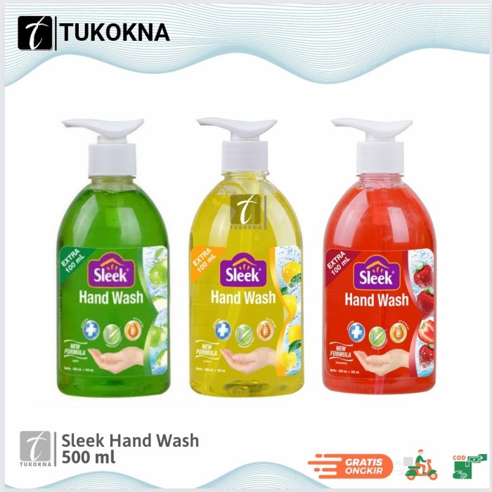 Sleek Hand Wash Pump 500ml