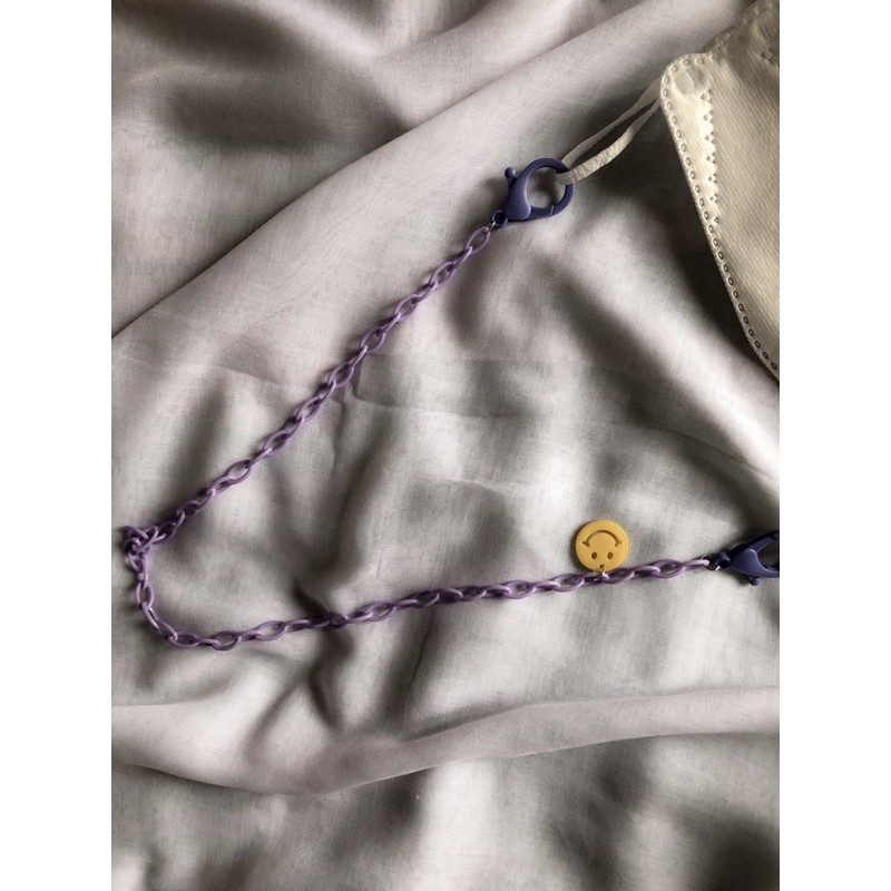 Smiley strap mask lilac