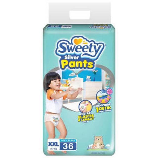 Sweety Silver Pants XXL36