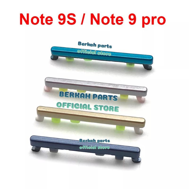 TOMBOL VOLUME XIAOMI REDMI NOTE 9S/NOTE 9 PRO