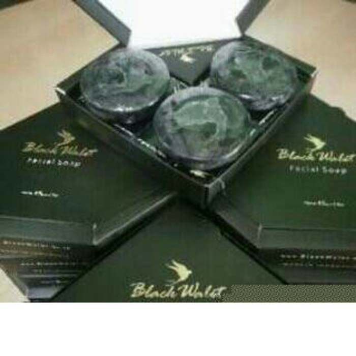 Black walet / pacial soap isi 3 pcs