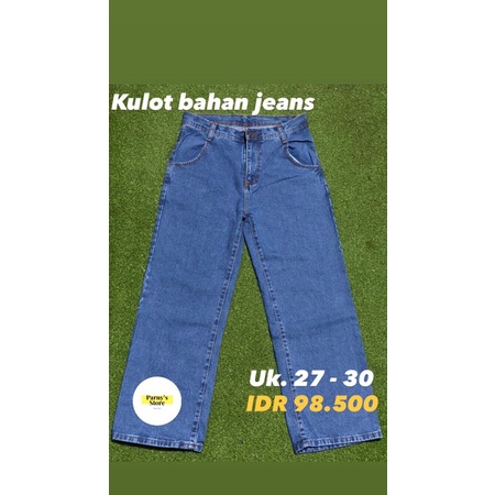 KULOT JEANS BLUE