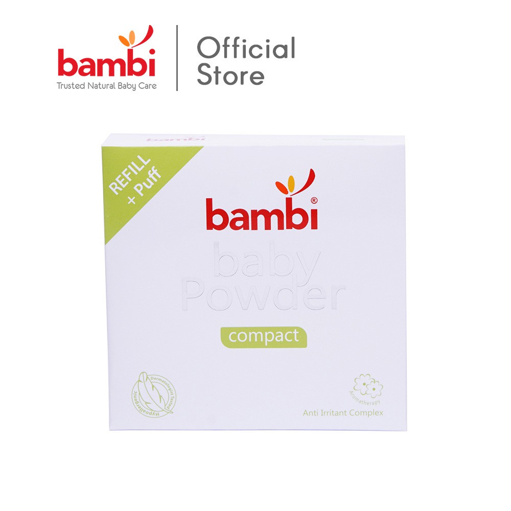 Bambi Baby Powder Compact/Refill 40gr