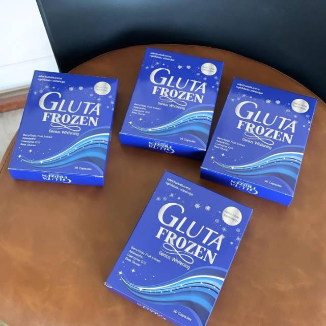 Gluta frozen halal isi 30 kapsul