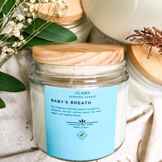Claira Candles - Babys Breath