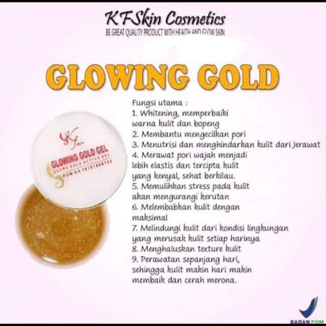 Glowing gold kf skin