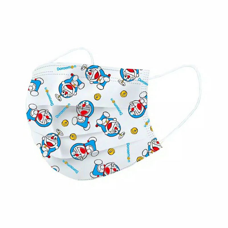 masker anak doraemon isi 10 pcs
