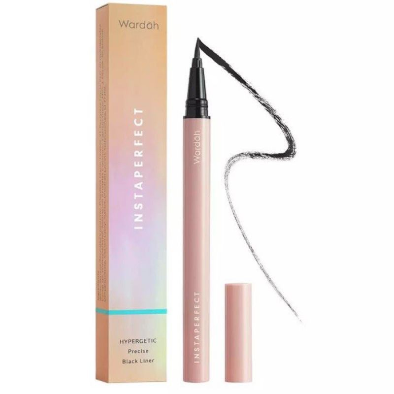 ORIGINAL Eyeliner Wardah Instaperfect Hypergetic Precise Black Liner