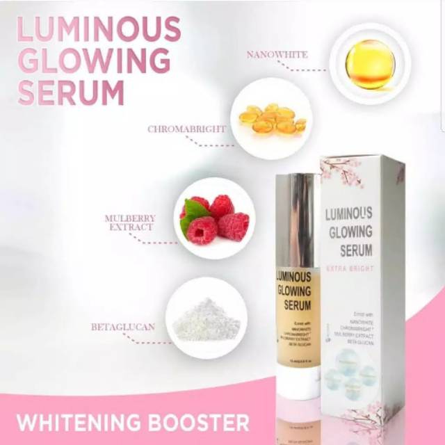 Luminous glowing serum