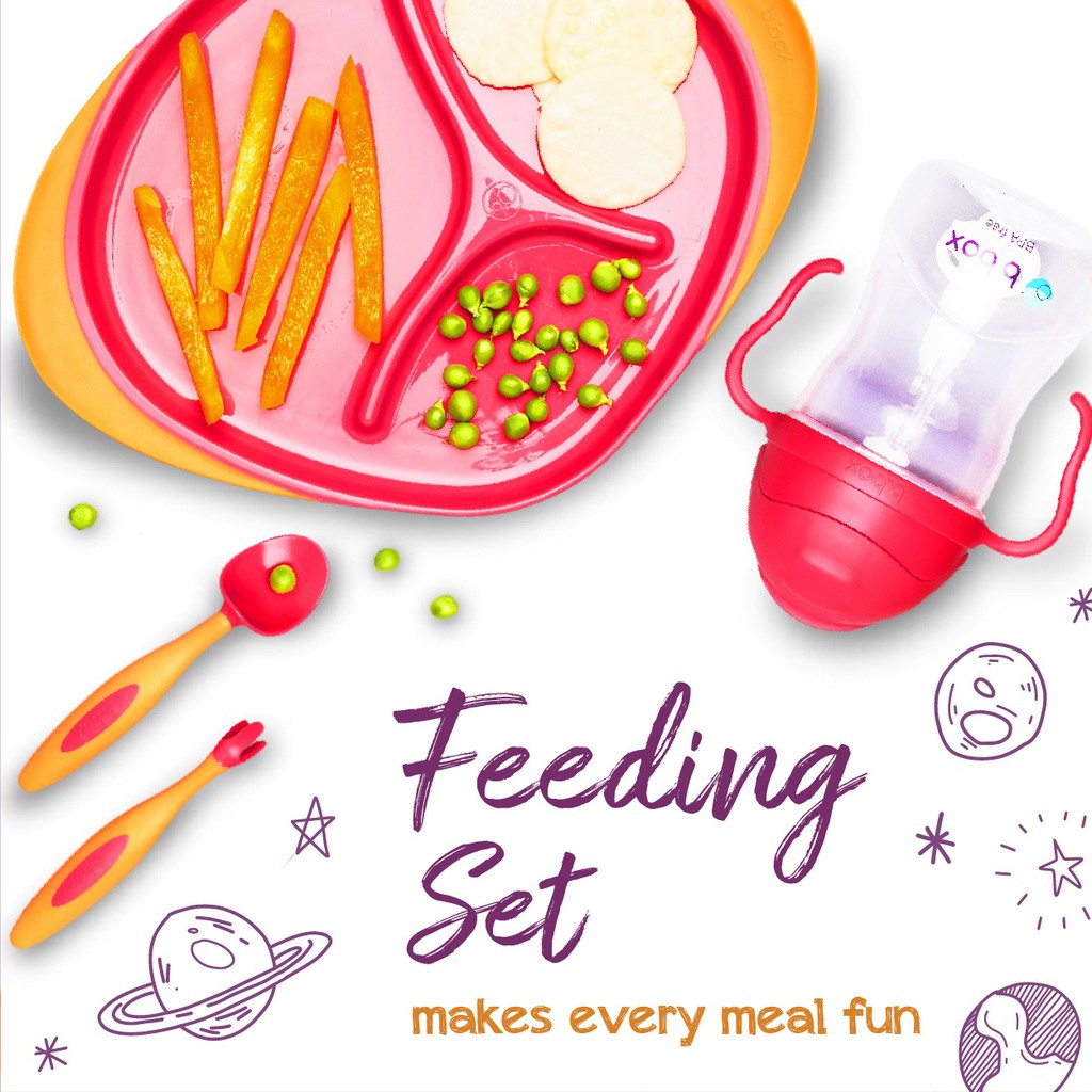 B. Box Feeding Set - Peralatan Makan Anak