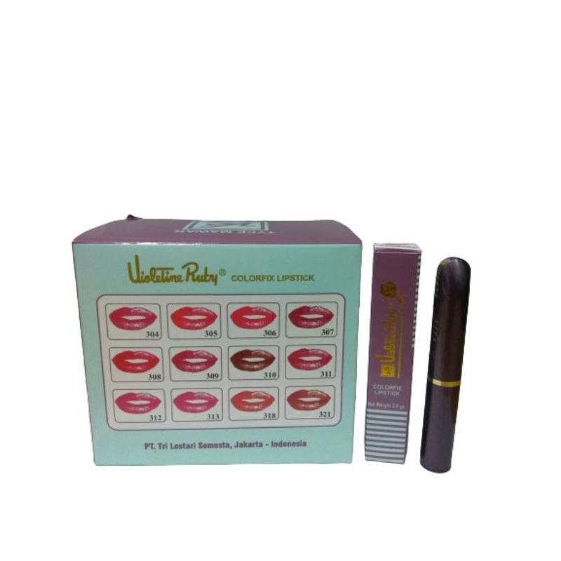 Violetine Ruby lipstick colorfix