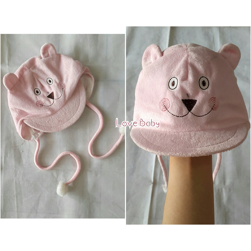 Topi Bayi Bear Lucu