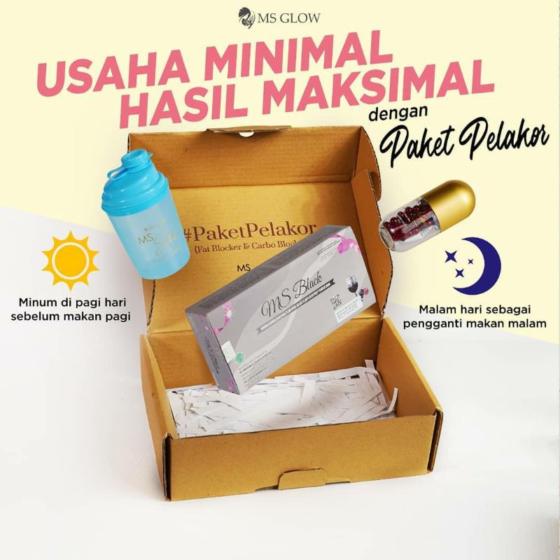 SLIMMING CAPSUL+MS BLACK MSGLOW