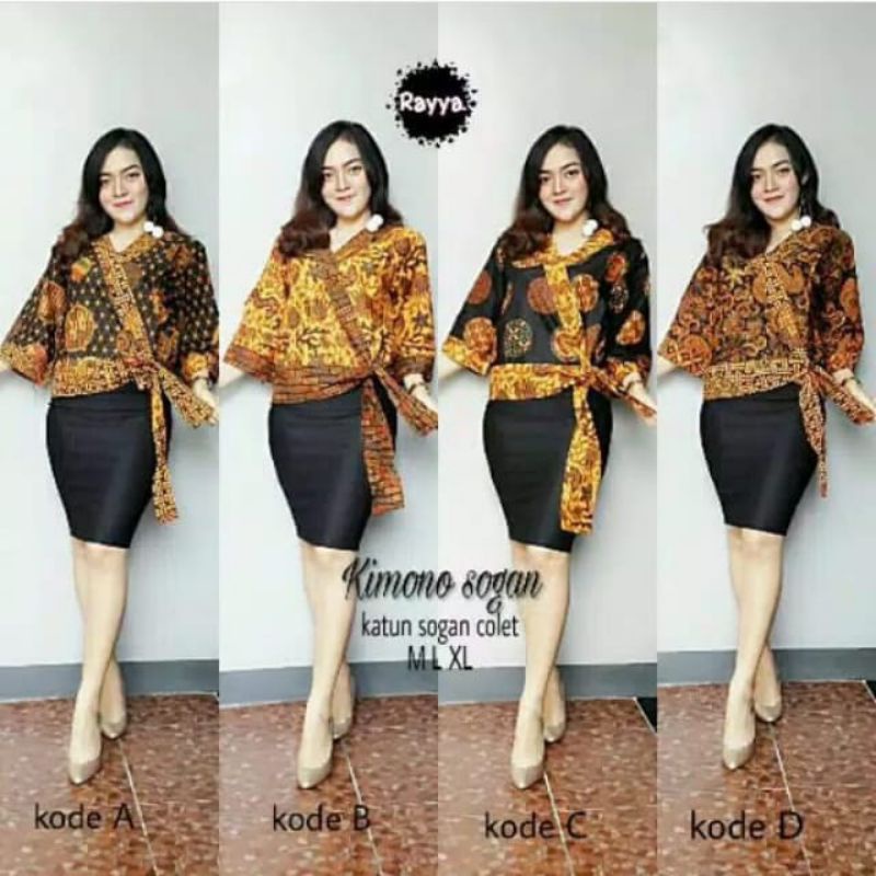 blouse kimono sogan colet