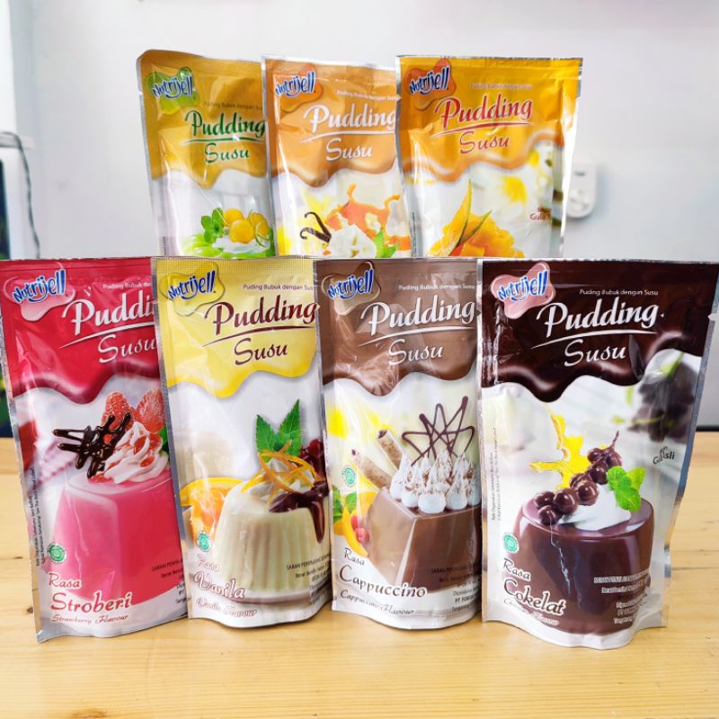 Pudding Susu Nutrijell Semua Rasa