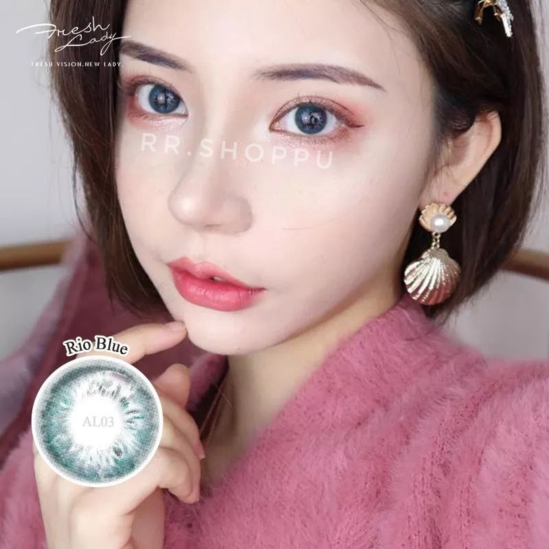 Softlens biru Rio Blue