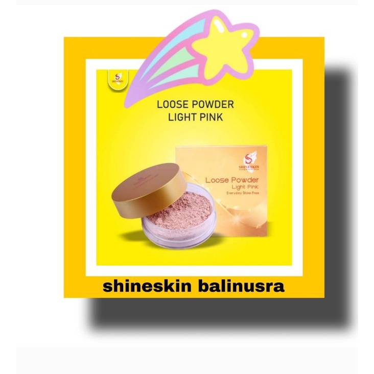 shineskin loose powder light pink