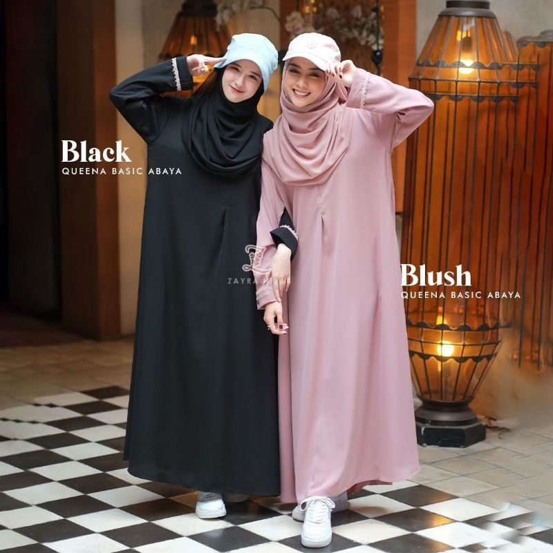 READY!!!Queena Basic Abaya by Zaira Hijab