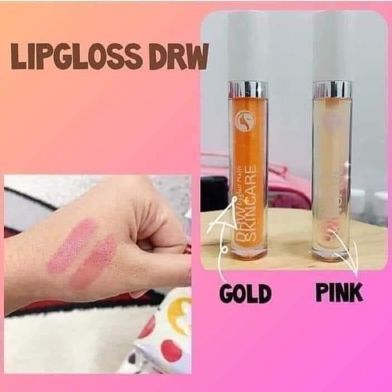 LIPSGlOSS Matte Gold dan PINK