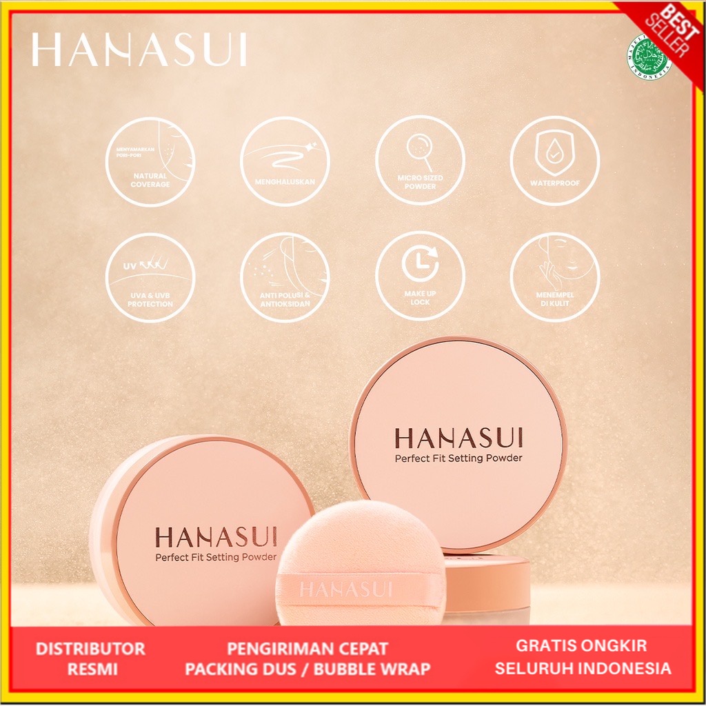 Hanasui Perfect Fit Setting Powder (Bedak Tabur)