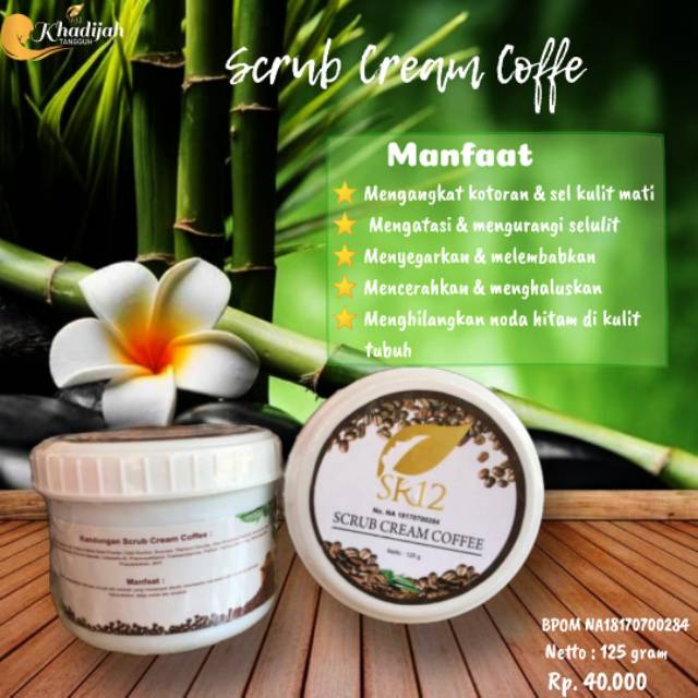 Scrub Cream Coffee
