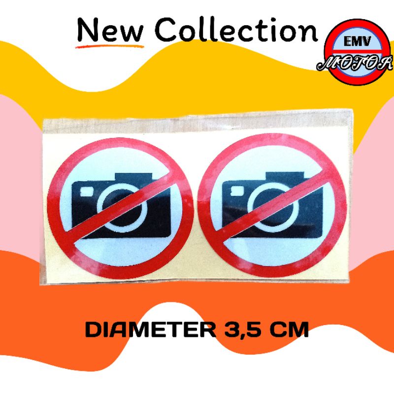 Stiker no camera isi 2