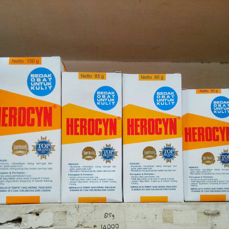 Bedak Herocyn Kaleng