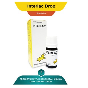 Interlac Probiotik Drops - 5ml
