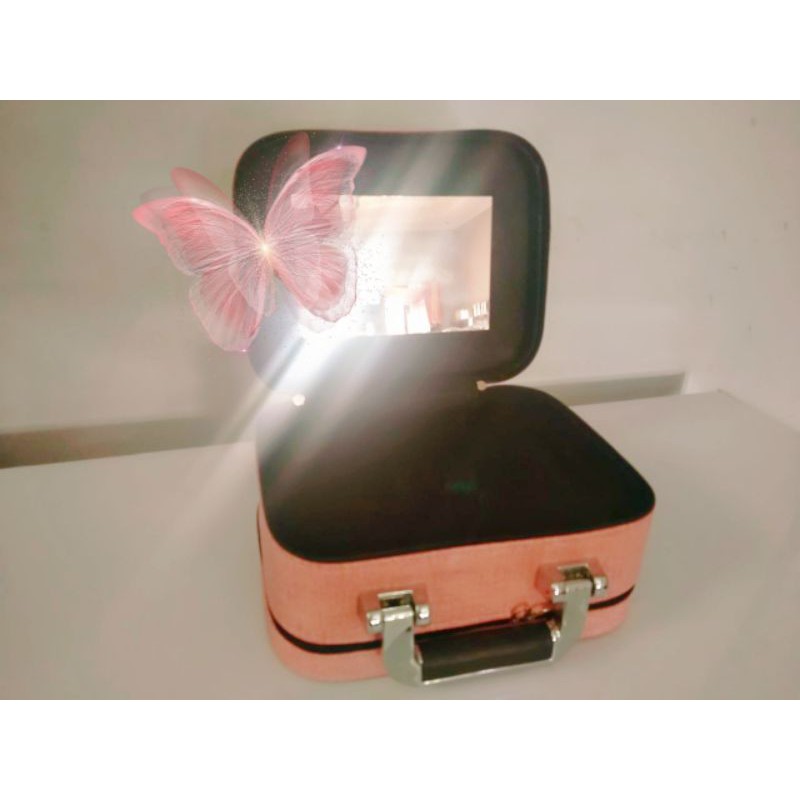 makeup box /pouch double(tas kosmetik)