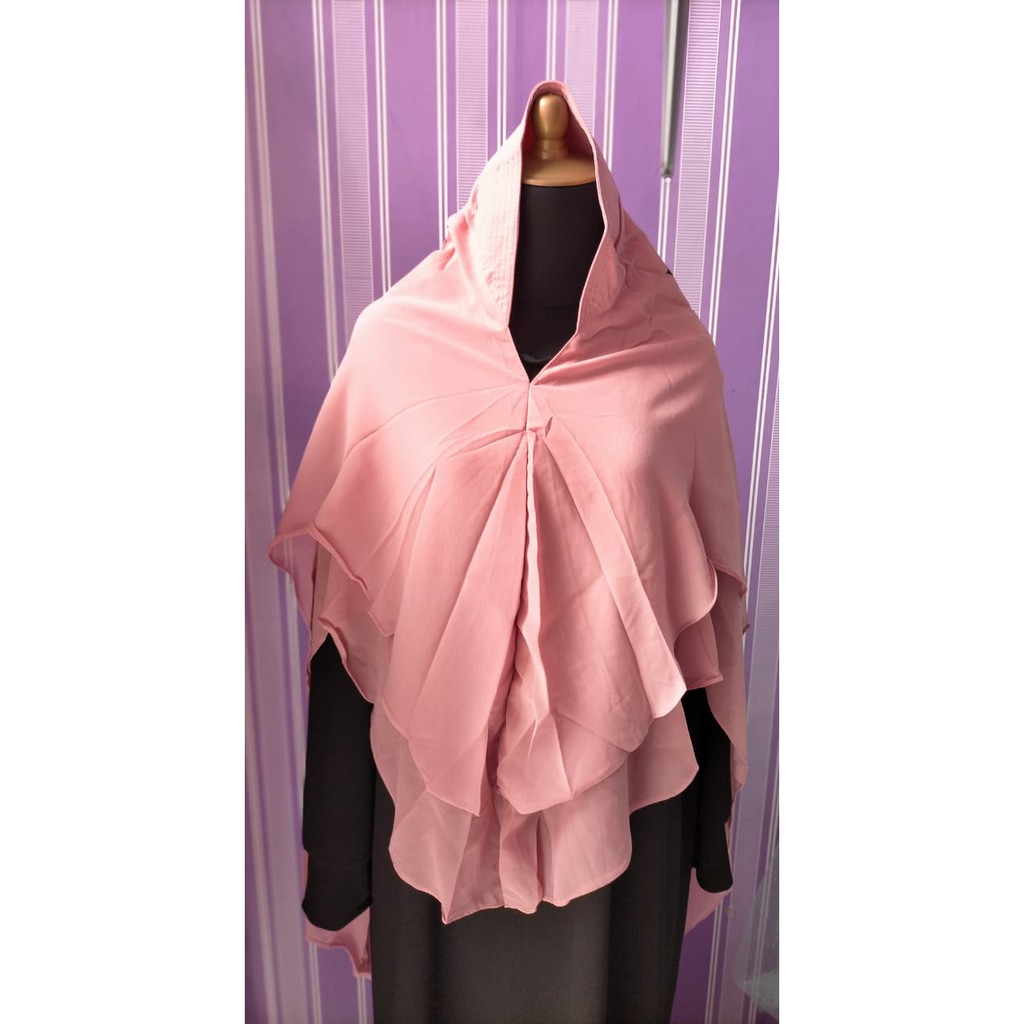 KHIMAR PRINTING BUNGA JUMBO