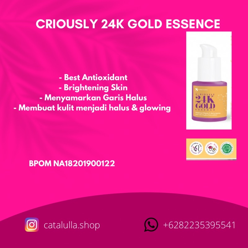 CRIOUSLY 24k Gold Essence