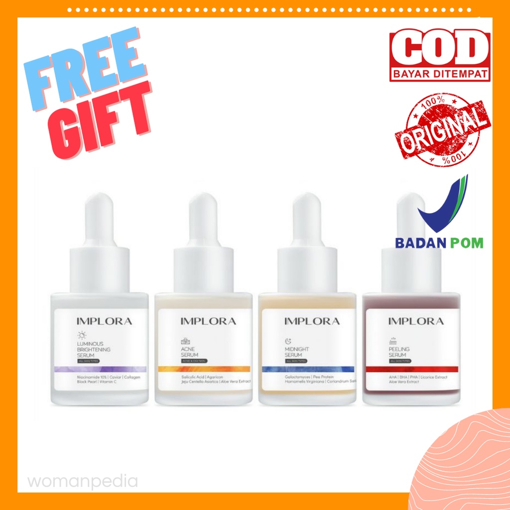 Implora Serum Wajah 20ml Original BPOM