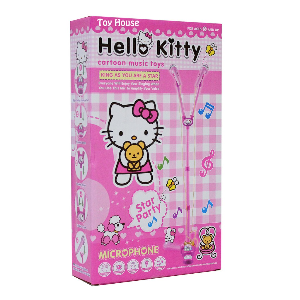Microphone Double Hello Kitty