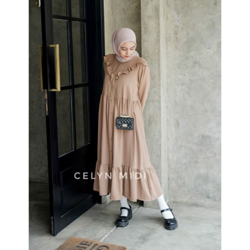 CELYN MIDI DRES