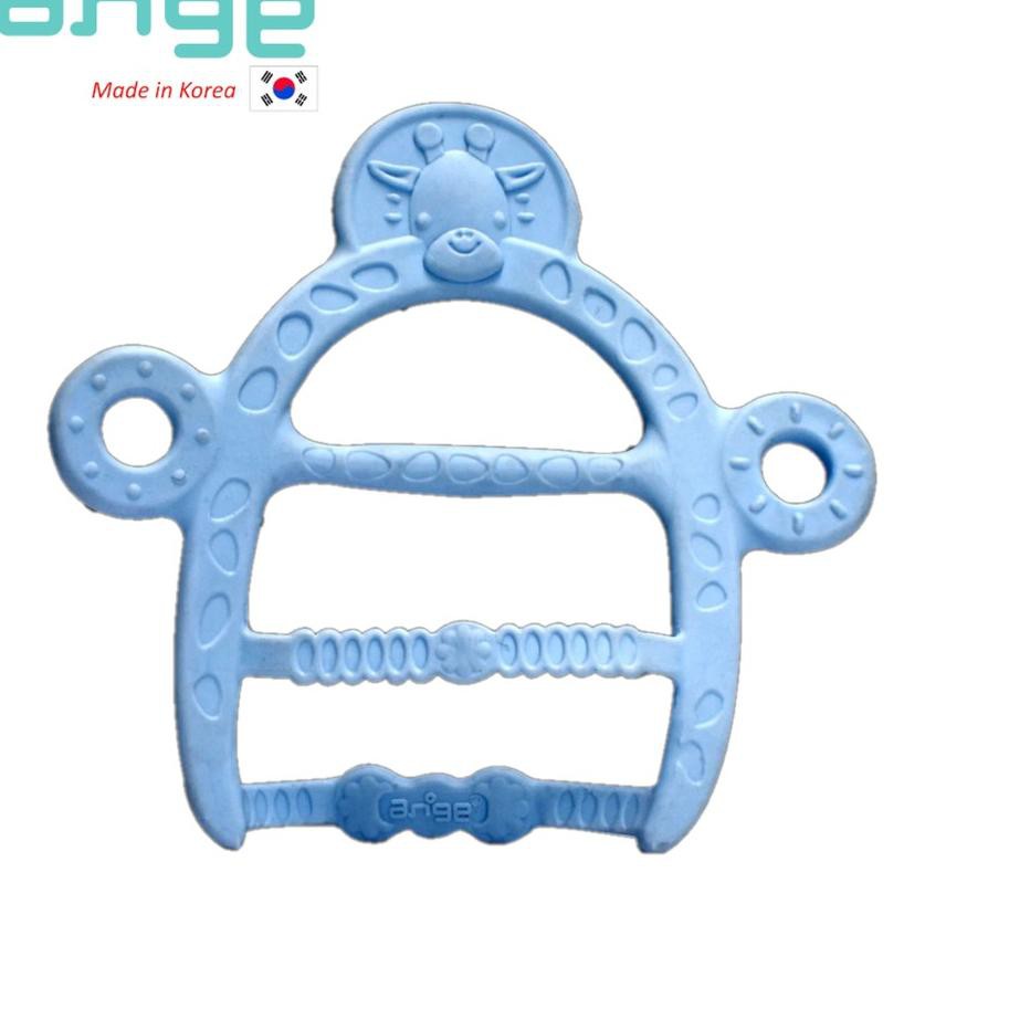 Ange Teething Gloves Giraffe Blue