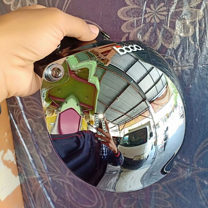 Kaca Bogo Original Chrome