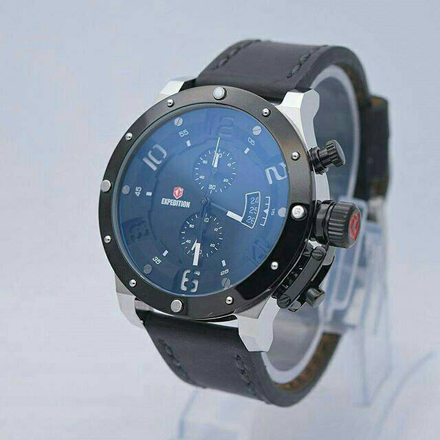 Jam Tangan Expedition E6381 Original Ring Silver
