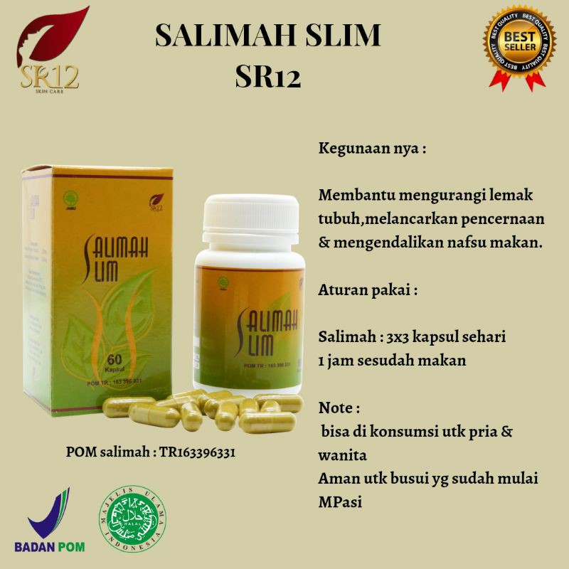 SALIMAH SLIM SR12, DIET HERBAL