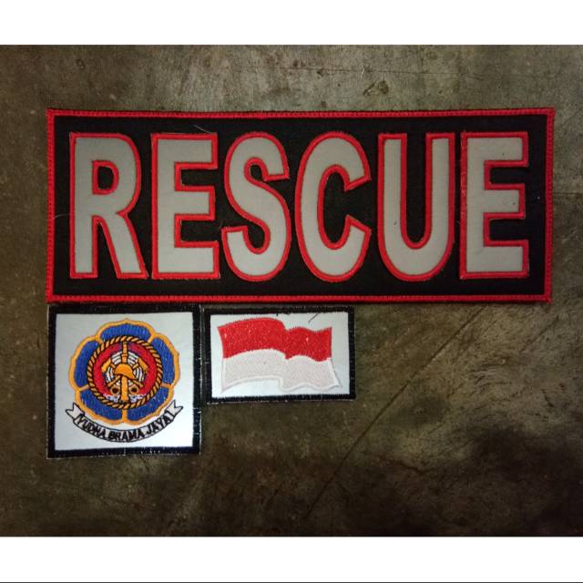 Logo bordir damkar (rescue)