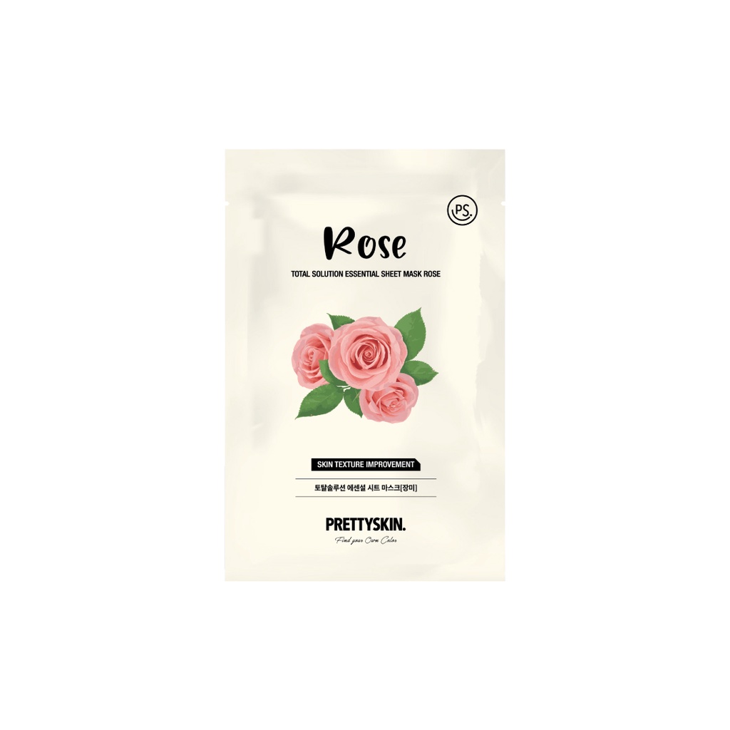 Pretty Skin Total Solution Sheet Mask Rose