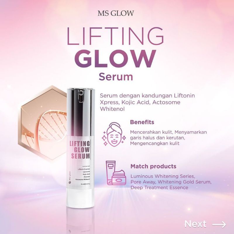 LIFTING GLOW SERUM MS GLOW