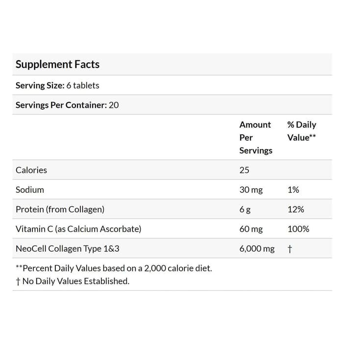 DISKON - NEOCELL Super Collagen+C Type 1 & 3 - 120 tablet