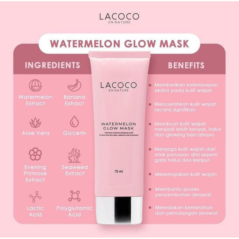 WATERMELON GLOW MASK