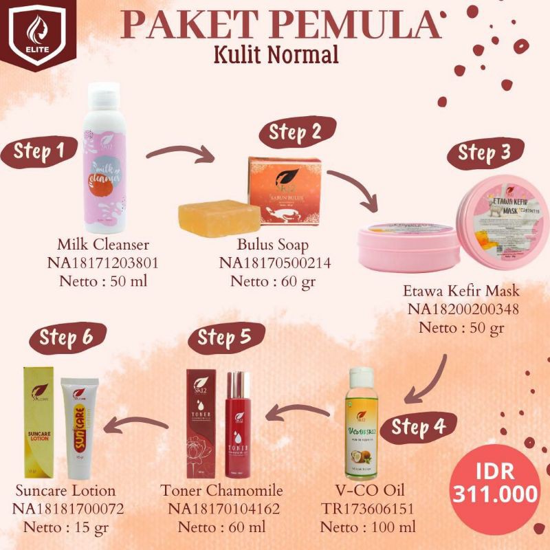 PAKET PEMULA KULIT NORMAL